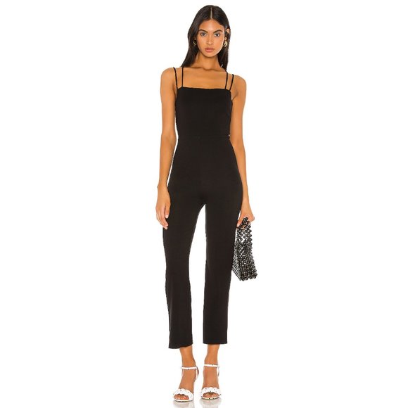 Lovers + Friends Pants - NWT Lovers + Friends Robin Strappy Jumpsuit Black